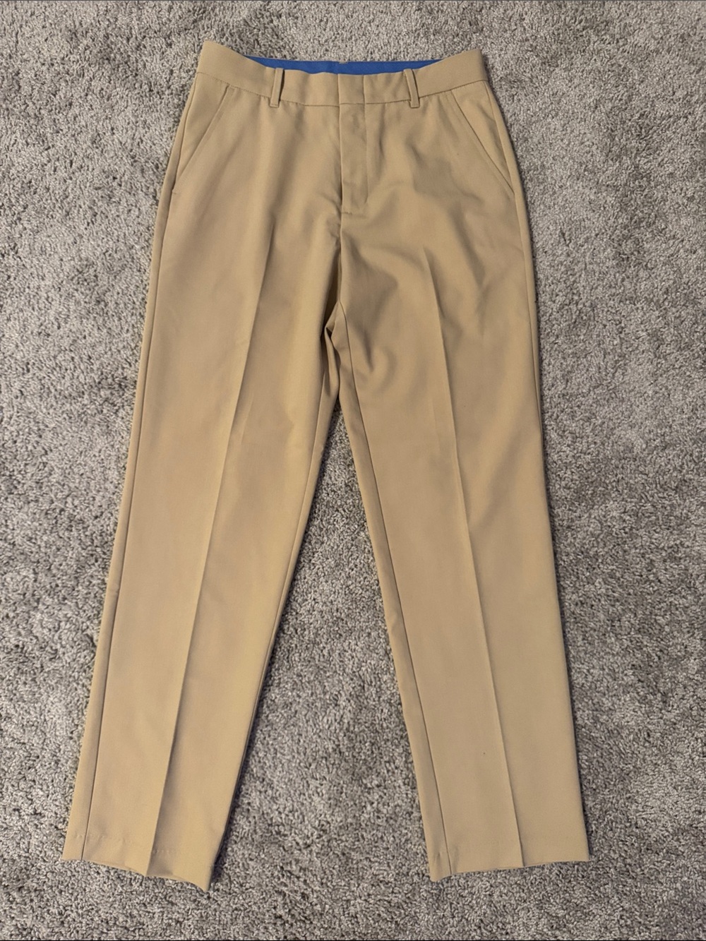 Izod kid’s Tan Chinos - Flat Front Dress Casual Pants